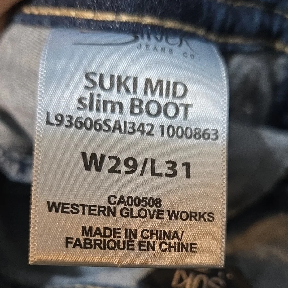 Silver Women's Blue Jeans